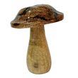 Kleiner Pilz Dekofigur Natur 13cm 2