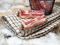 Lustiger Christbaumschmuck Speck aus Glas für alle BBQ- und Grillfans  3