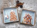 Geldgeschenk Weihnachten Verpackung Geschenk Personalisiert Natur Box mit Lebkuchen  in 2D Gutschein Box 5