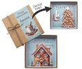 Handgefertigte Geldgeschenk Verpackung mit Lebkuchen- Tannenbaum in 2D als nette Geschenkidee zu Weihnachten 2