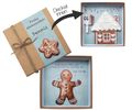 Handgefertigte Geldgeschenk Verpackung mit Lebkuchenhaus als nette Geschenkidee zu Weihnachten 2