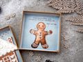 Geschenk Verpackung Personalisiert mit Lebkuchenhaus in 2D für Weihnachten, Advent, Nikolaus - Geschenkidee für Freunde, Familie & Kollegen 5