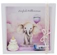 Taufe Geldgeschenk Verpackung personalisiert MIT NAMEN Elefant Rosa Geburt 1