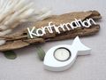 Gastgeschenk Geschenk Teelichthaler Deko Kommunion Konfirmation Taufe 4