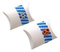Gastgeschenke Oktoberfest Bayrisch Tischdeko Raute Brezel Edelweiß Deko 2 Stück 1