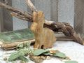 Deko Hase aus Mangoholz Ostern Natur Holz Frühling Osternest 5