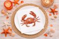 20x maritime Servietten „Krabbe“ – für Sommer Seafood Grillparty, Krabben Essen, Strandparty, Geburtstag 33x33 cm 2