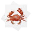 Servietten Krebs Rot Weiß Krabbe Tischdeko Maritim Deko 33x33cm 20 Stück 1