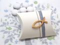 Gastgeschenke Kommunion Konfirmation Junge Mädchen Blau mit Fisch Taufe Jugendweihe - handgefertigt ZauberDeko 3