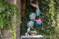 Luftballon Meerjungfrau Ballon Alu Pastell Rosa Türkis Rund Stern Flosse Deko Kindergeburtstag 2
