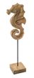 Aufsteller Seepferdchen Mangoholz Maritime Deko Tischdeko 30cm Hoch 1