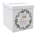 Briefbox Eukalyptus Fisch Gold Konfirmation Personalisiert Kartenbox 1