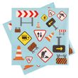 Servietten Tischdeko Baustelle Bauarbeiter Bunt 40-teilig 3