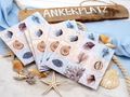Servietten Beige Blau Muscheln Beach Maritim Deko Sommer Party Hochzeit Geburtstag 2