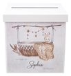 Briefbox Kartenbox Hase Korb Taufe Baby Deko Personalisiertes Geschenk Geburt 20x20cm 4