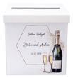 Briefbox Kartenbox Gold Hochzeit Goldhochzeit Champagner Personalisiertes Geschenk 2
