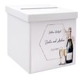 Briefbox Kartenbox Gold Hochzeit Goldhochzeit Champagner Personalisiertes Geschenk 1