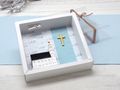 Geldgeschenk Kommunion Konfirmation Kirche Verpackung Geldverpackung Blau Kreuz Gold 4