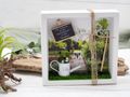 Geschenk Garten Box als Mitbringsel oder außergewöhnliche Verpackung für Bargeld oder Gutschein - mit NAME 2