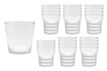 24x Kerzenhalter Kerzenglas Votivglas Transparent Teelichtglas Kommunion Konfirmation Tischdeko Deko Gastronomie 1