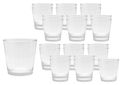 24x Kerzenhalter Kerzenglas Votivglas Transparent Teelichtglas Kommunion Konfirmation Tischdeko Deko Gastronomie 2