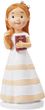 Tortendeko Kommunion Konfirmation Mädchen Blond Deko Figur Aufsteller Tischdekoration 1