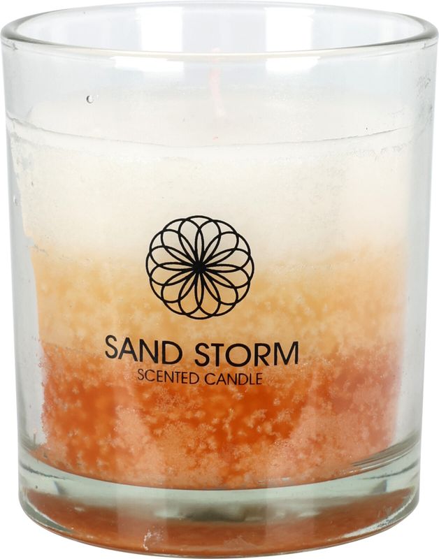 Duftkerze Kerzen im Glas "Sand Storm" Sommerduft Tischdeko 10cm Hoch