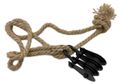 Deko Flaschenzug Pflanzhänger Blumenkette Metall Industrial Seil Schwarz 2
