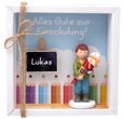 Geldgeschenk Verpackung Junge Einschulung Schulbeginn personalisiert MIT NAMEN  1