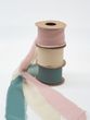 Band Kreppstoff Basteln Creme Eukayptus Grün Rosa 4cm Breit 5m Lang Hochzeit 11