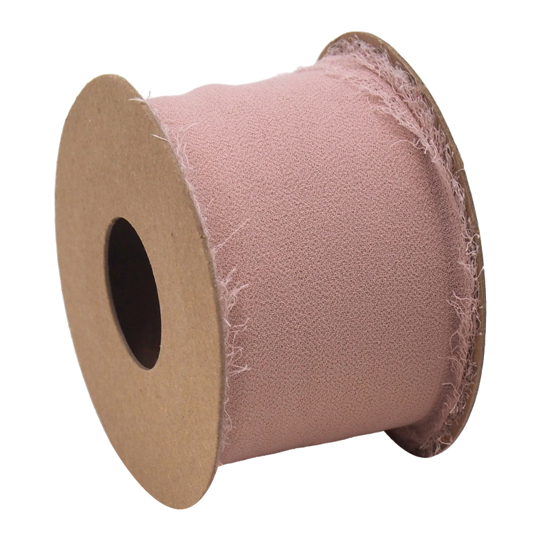 Band Kreppstoff Basteln Rosa 4cm Breit 5m Lang