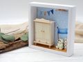 Geldgeschenk Box zur Taufe Geburt Baby Junge PERSONALISIERT 3