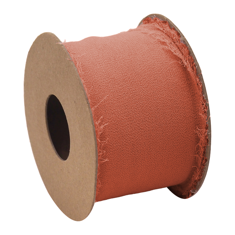 Band Kreppstoff Basteln Rot 4cm Breit 5m Lang