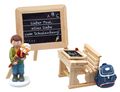 Einschulung Tischdeko Junge Schultüte Tafel Schulbank 5 Teilig PERSONALISIERT 4