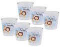 Windlicht Banderole Arche Noah Taufe Geburtstag Tischdeko PERSONALISIERT 7,5cm H 2