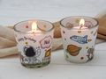 Windlicht Banderole Astronaut Planet Sterne Geburtstag Kinder Party Votivglas Junge Tischdeko PERSONALISIERT 7,5cm Hoch 7