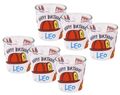 Windlicht Banderole Feuerwehr Auto Geburtstag Kinder Party Votivglas Junge Tischdeko PERSONALISIERT 7,5cm Hoch 3