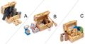 Wichtel Zubehör Truhe Umzug Küche Backen Badezimmer Christbaumschmuck Weihnachten Geschenk SET 2