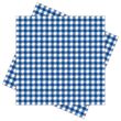 Servietten Kariert Blau Weiß Oktoberfest Geburtstag Deko 33 x 33 cm 20er Pack 1