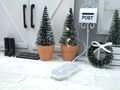 Wichtel Zubehör Komplett SET Tannenbaum LED Pflanzenkübel Kranz Puppenhaus  3