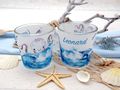 Windlicht Banderole Meerestiere Unterwasserwelt Geburtstag Party Votivglas Deko Tischdeko PERSONALISIERT  4