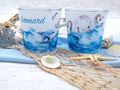 Windlicht Banderole Meer Geburtstag Delfin Oktopus Kinder Party Votivglas Tischdeko PERSONALISIERT 7,5cm Hoch 7