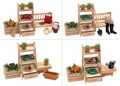 Wichtel Zubehör Miniatur Garten Putzen Regal mit Bank und Pflanzenkübel  1
