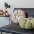Kürbis Deko Kissen Grün Herbst Geburtstag Geschenkidee Zierkissen Sofa Dekoration  3