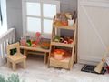 Regal zur Aufbewahrung aus Holz für Zubehör Wichtel Küche Wichtelin Wichteltür 4