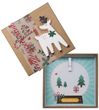 Geldgeschenk Weihnachten Verpackung Geschenk Personalisiert Natur Rentier Mistelzweig Schneekugel Gutschein 1