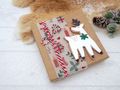 Geldgeschenk Weihnachten Verpackung Geschenk Personalisiert Natur Box mit Rentier in 2D  5