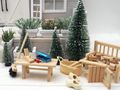 Wichtel Zubehör Werkstatt Werkbank Holzhobel Werkzeugkasten Besen Korb SET 5-Teilig 4