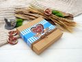 Geldgeschenk Oktoberfest Blau Verpackung Geschenk Natur Gutschein 4