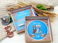 Geldgeschenk Oktoberfest Blau Verpackung Geschenk Natur Gutschein 3